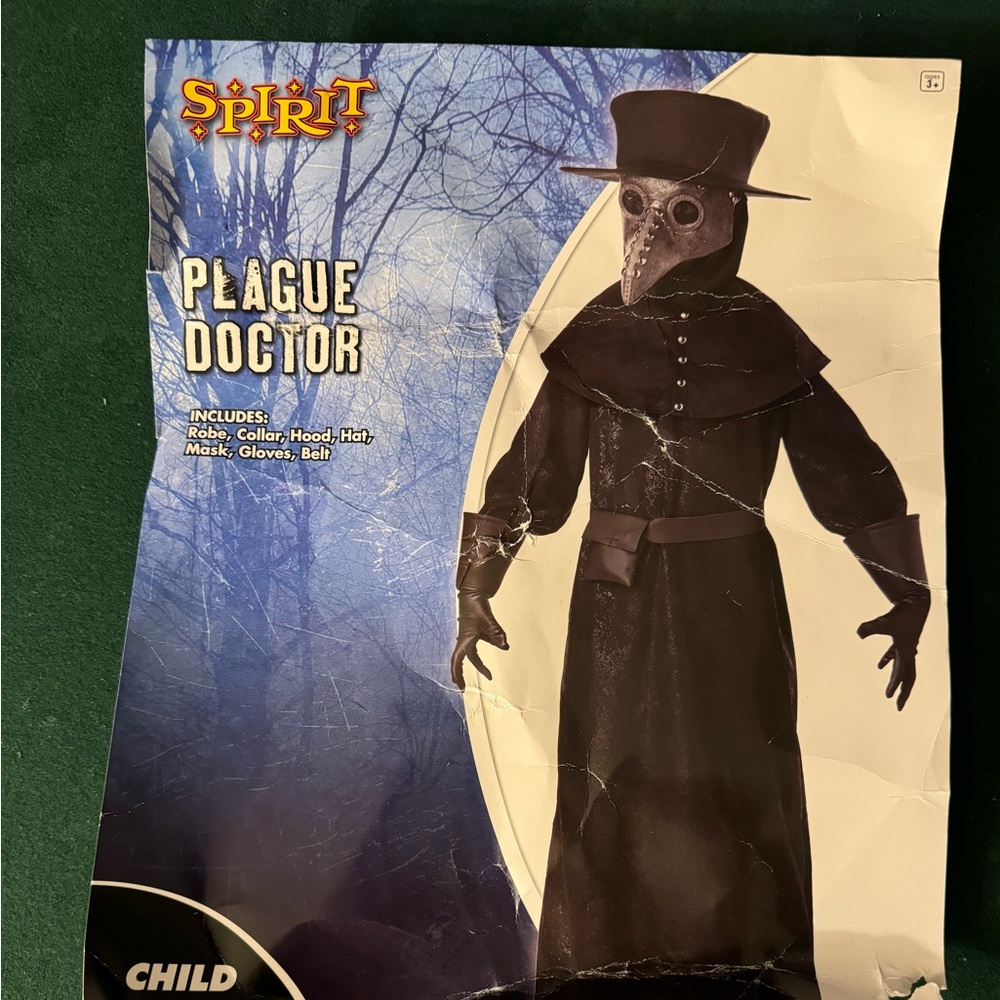 Kids plague doctor costume